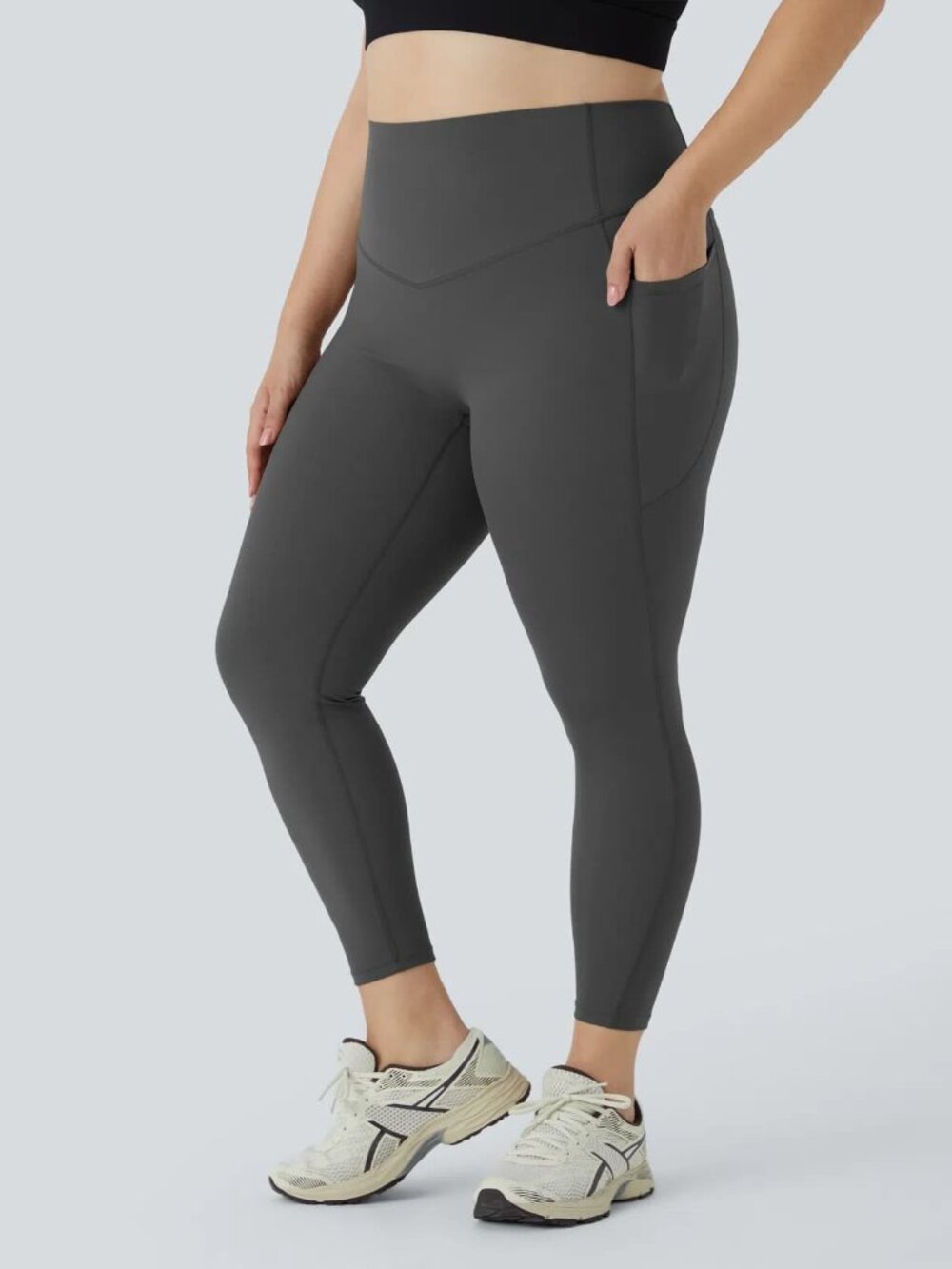 Halara 1X Carbon UltraSculpt 7/8 High Waist Tummy Control Shaping Legging 50%off